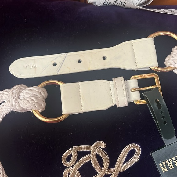 Lauren Ralph Lauren White Belt . Sz M